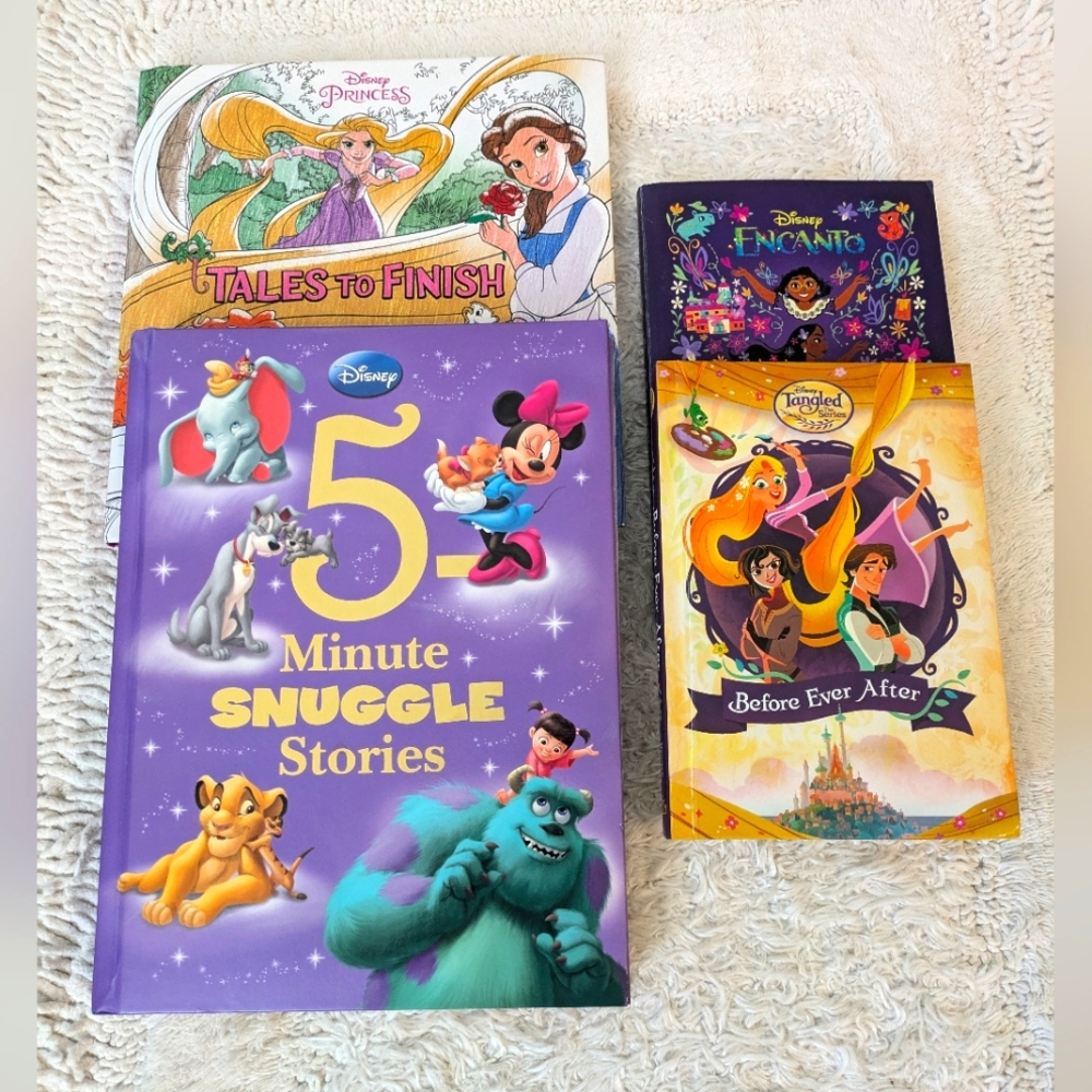 DISNEY Set of 4 Story Books! NEW!
